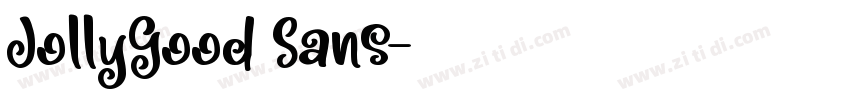 JollyGood Sans字体转换